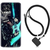 Resim omix X600 Kılıf Ipli Boyun Askılı Desenli Silikon Dog Guitar 1789 