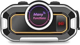 Resim PUCHEN Kablosuz İnterkom İnterkom | Motosiklet Kulaklıkları Eller Serbest Telsiz Kulaklıklar - 500 Müzik Akışı Dış Mekan Sürme Kadın Erkek için Evrensel İletişim Sistemleri 