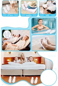 Resim Transformacion Tek Kullanımlık Spa Otel Pedikür Terliği 150 Çift 2 MM Kalınlık 722332 