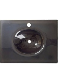 Resim Brezza - Antrasit 58 81 Cam Lavabo - 55011297- Antrasit 