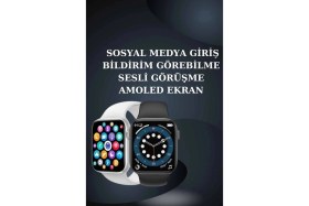 Resim Pazarcan 2025 Model Akıllı Saat ve Yeni Nesil Bluetooth Kulaklık Tws Yüksek Ses Kaliteli 