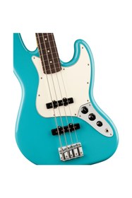 Resim FENDER Player II Jazz Bass Gülağacı Klavye Aquatone Blue Bas Gitar 