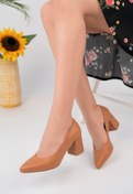 Resim Genel Markalar Ernila Shoes Hakiki Deri Alçak Topuklu Kadın Stiletto 