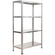 Resim Mekoraf Gri 4 Katlı Tek Ünite 43X93X200 cm 