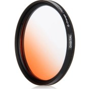 Resim Dhd Canon 18-55mm Lens için 58mm Kademeli Degrade Orange Turuncu Günbatımı Efekt Filtre 