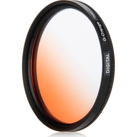 Resim Dhd Canon 18-55mm Lens için 58mm Kademeli Degrade Orange Turuncu Günbatımı Efekt Filtre 