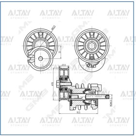 Resim Vantilatör Gergisi Passat / A4 / A6 1997-2000 Afn-avg-ahu 1.9 Tdi Komple 028903315m 
