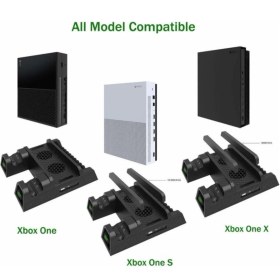 Resim Dobe Xbox One Stand Fanlı Şarj Göstergeli Dock Xbox One x S Xbox Stand 