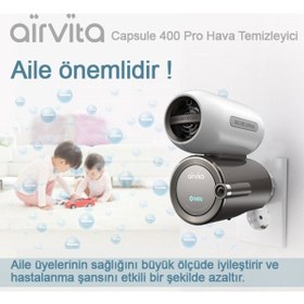 Resim Airvita Capsul Pro Hava Temizleyici Filtresiz 