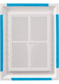 Resim Plastik Banyo Wc Havalandırma Menfezi Yüzeysel Hareketli Panjur 44 X 34 Cm 