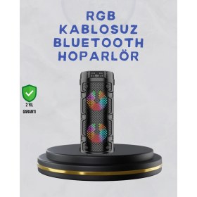 Resim Bluetooth 5.0 Destekli Yüksek Ses Kaliteli Hoparlör 