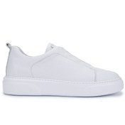 Resim Tamer Tanca Erkek Hakiki Deri Beyaz Sneakers & Spor Ayakkabı 