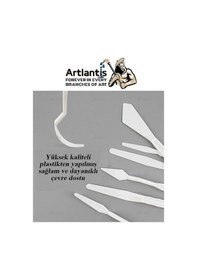 Resim Canson Çok Amaçlı Sanatsal Blok A4 200 Gr 20 Yaprak 1 Adet 6 Renk Akrilik Boya Fırça Palet Spatula Fırça Temizleme Kabı Çok Renkli 