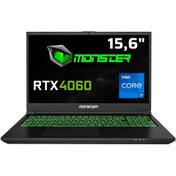 Resim Monster Tulpar T5 V23.4.4 Intel Core i7 12700H 16 GB RAM 1 TB SSD 8 GB RTX 4060 FreeDOS 15,6" FHD 144 Hz Oyun Bilgisayarı Monster