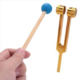 Resim Serendipitous Diyapazon, 7 Çakra + 1 Ruhsal Amaçlı Ağırlıklı Akort. Altın (Yurt Dışından) 