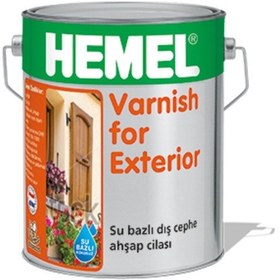 Resim Hemel® Varnish For Exterior Dış Mekan Cilasi Şeffaf 2,5 Litre 