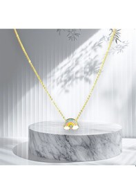 Resim Feron Accessories 009 Kolye Gökkuşağı Gold 