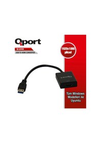 Resim Qport Q-uhd Usb3.0 To Hdmı Cevırıcı 