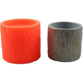 Resim Beton Saksı Silikon Kalıp - 124 