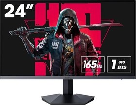 Resim KOORUI Monitör 24E3 23.8Inç, 165Hz, FHD, 1080p(1920*1080), 1ms, Ips, Adaptive Sync, Monitörler,Gaming, Hdmi 1.4*2, Dp 1.2*1, Eğilmek -5~15°, Yukarı Ve Aşağı, Görme Açısı 178°, Vesa 75*75mm, Siyah 