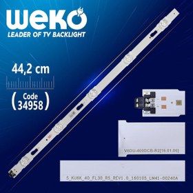 Resim Weko WKSET-5082 34957\u002F34957-TK V6DU-400DC|S_KU6K_40_FL30_L4_REV1.0_160105_LM41-00239A=SET-2155=LED389=SET-0399=Takım Olarak Satılır--UE40KU7000| UE40JU6410|UE40JU6470|UN40KU6300F|UN40KU6000F 