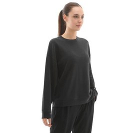 Resim Skechers W Lounge Loose Crew Neck Kadın Sweatshirt Siyah 