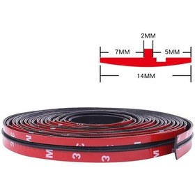 Resim Araç Ön Arka Cam Sunroof Su Toz Geçirmez Fitil Conta 14 MM x 1 M 