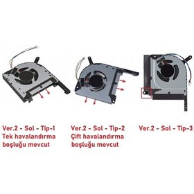Resim Asus Fa506ıı-bq150 Fan V2 Sol Fan Tip2 1 Adet 