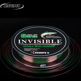 Resim 1 Rulo Fluorokarbon Misina - Görünmez, Işıklı Renk Değiştiren, Buz ve Deniz Balıkçılığı için Güçlü & Aşınmaya Dayanıklı, Tatlı Su & Tuzlu Su Kullanımı, 100m/328ft Uzunluk, Balıkçılık Misinası Fluorokarbon, Buz Balıkçılık Malzemeleri, Dayanıklı Balıkçılık Misinası 