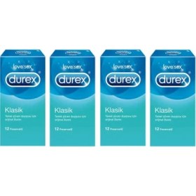 Resim Durex Klasik 12'li Prezervatif 4 Adet 