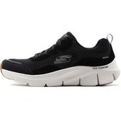 Resim Skechers 232685 BKW FLEX COMFORT Siyah - Beyaz Erkek Koşu Ayakkabısı 