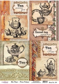 Resim Cadence Pirinç Dekopaj Kağıdı Model 374 29X42Cm 