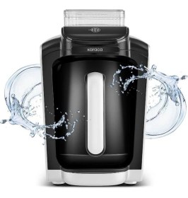 Resim Karaca Su Hazneli ve Sesli Ikazlı Türk Kahvesi Makinesi Beyaz Hatır Otomatik 