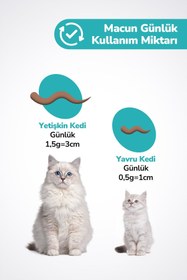 Resim Malt paste - Kedi Tüy Yumağı Önleyici Malt Kedi Tüyü Döküm Dökülmesi Önleyici Engelleyici Kedi Maltı Macunu 100gr 