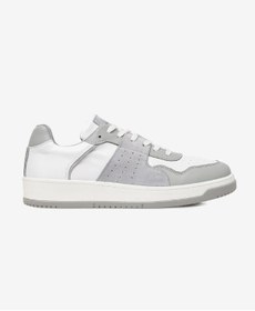 Resim Greyder Erkek Gri Beyaz Hakiki Deri Sneaker Ayakkabı 3K1SA75174 