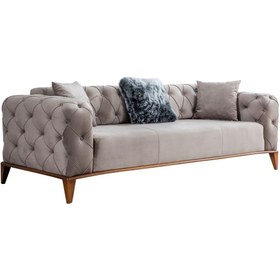 Resim EWA HOME İtaly Üçlü Koltuk Bej 
