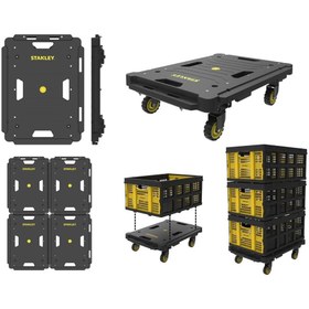 Resim STANLEY PC531 137kg 55x45cm Dört Tekerli Yük ve Paket Taşıma Arabası 