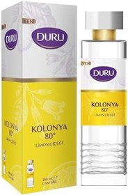 Resim Duru Limon Çiçeği Kolonya Cam Şişe 200 ml 