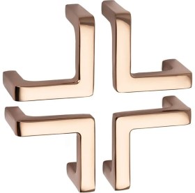 Resim System 4706 Modern L Kulp Altın Renk 96 mm - Tek Adet Yarım 