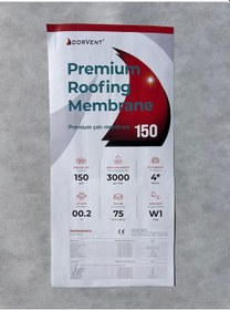 Resim 150 Gr. Su Geçirmez Nefes Alabilen Çatı Ve Cephe Su Yalıtım Örtül 