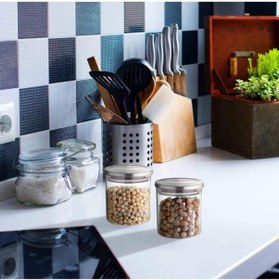 Resim The Mia Borosilikat Cam Kavanoz 4X680Cc 4Lü Cam Kavanoz Cam0166 