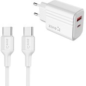 Resim Samsung S21/s21 Fe/s21 Plus/s21 Ultra Uyumlu Şarj Aleti Kablo Ve Başlıklı Set 20w Pd To Type-c - Pl07 