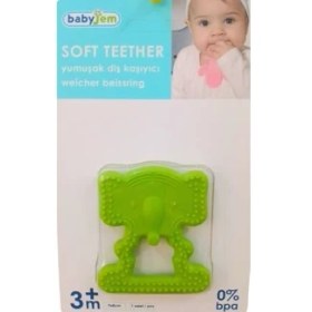 Resim Babyjem Fil Diş Kaşıyıcı Açık Yeşil 
