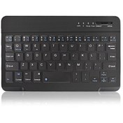 Resim DUHALINE Samsung Galaxy Tab A8 Lte Sm-x207 10.5" Uyumlu Bleutooth Tablet Klavyesi Mini Slim Şarjlı Kablosuz 