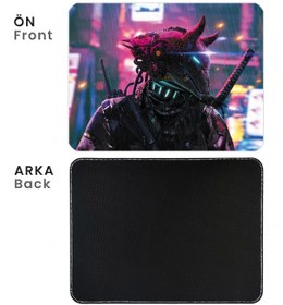 Resim 40x30cm Gaming Oyuncu Mousepad Cyberpunk Samurai Mp054030 