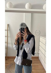 Resim Unisex Gri Renk Siyah Logo Beyzbol Ny New York Şapka - Unisex Gri 