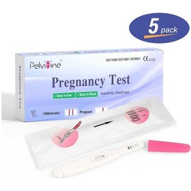 Resim Pelvifine Gebelik Test Şeritleri - 5 Dakikada Hassas Ve Doğru Ölçüm - Ev Testleri İçin Kullanımı Kolay Mavi 