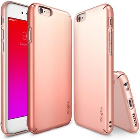 Resim Ringke Slim iPhone 6s Plus/ 6 Plus ile Uyumlu KIlıf Rose Gold 