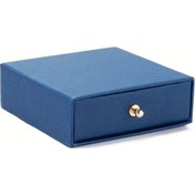 Resim Willowhaven 10 Adet Kare Kağıt Takı Kutusu Sünger Tamponlu Bileklik Kolye Yüzük Küpe 