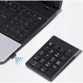 Resim Boblov Kablosuz Numeric Molix Numerik Keypad 18 Tuşlu Sayısal Klavye Numpad 